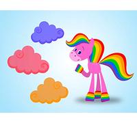 Rainbow Horse - Primary Colors (No Dialog)