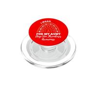 Rainbow I Wear Red Aunt DVT Awareness Deep Vein Thrombosis PopSockets PopGrip for MagSafe