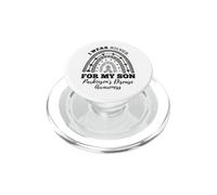 Rainbow I Wear Silver Son Parkinson's Disease Awareness PopSockets PopGrip for MagSafe
