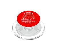 Rainbow In October We Wear Red Sudden Cardiac Arrest PopSockets PopGrip for MagSafe