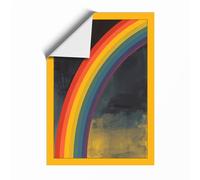 Rainbow in Shadows Modern Unframed Wall Art Print A1 (84.1×59.4cm), Wall Decor for Living Room, Bedroom, Office & Home, Art Gift
