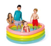 Rainbow inflatable pool 4 rings 168 x 46 cm INTEX 56441