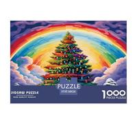 Rainbow Jigsaw Puzzles Puzzle for Adults Kids. 1000 Pieces Whimsical Challenge Toy Educational Game Home Decoration for Adults& Kids Age 14 Years Up 38x26cm/1000pcs