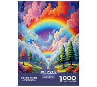 Rainbow Jigsaw Puzzles Puzzles for Adults Kids. 1000 Piece Whimsical Challenge Toy Educational Game Home Decoration for Educational Games Gifts 70x50cm/1000pcs