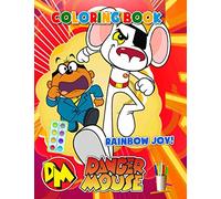 Rainbow Joy! - Danger Mouse Coloring Book: Cute illustration - Learn and Fun Big Images - For Kids - Stimulate Creativity