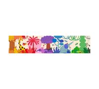 Rainbow Jungle Puzzle - Les Toupitis Multicoloured one size