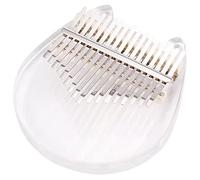 Rainbow Kalimba 17 Key Thumb Piano Transparent Crystal Finger Piano Kalimba Beginner Colorful Kalimba D