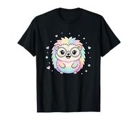 Rainbow Kawaii Hedgehog Cute Pastel Animal T-Shirt