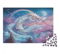 Rainbow Kingdom 1000 Piece Adult Jigsaw Puzzles Jigsaws Challenging Game Family Challenging Educational Challenge Home Decoration for Home Decoration Gifts 1000pcs (75x50cm)