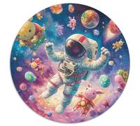 Rainbow Kingdom 1000 Piece Animation Round Jigsaw Puzzles Colourful Beautiful Decoration for Adults And Kids 1000pcs (67.5x67.5cm)