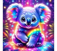 Rainbow Koala Jigsaw Puzzles for Adults 90 Pieces Hard Difficult Challenging puzzles for adults 90 pcs DIY Decoration Puzzle for Wall Decor Gifts
