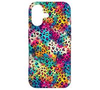 Rainbow Leopard Print - Lively Artistic Spots Case for iPhone 17