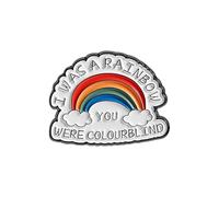Rainbow Letter Brooch - Cute Alloy Enamel Pin with Humorous English Text, 1PC Unisex Badge(QHXZ3760)