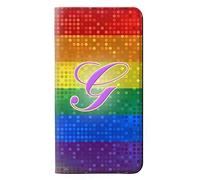 Rainbow LGBT Gay Pride Flag PU Leather Flip Case Cover For Sony Xperia 1