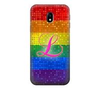Rainbow LGBT Lesbian Pride Flag Case Cover For Samsung Galaxy J3 (2017) EU Version