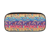 Rainbow LGBT Rights Symbols Makeup Bag PU Leather Pencil Case Money Bags Toiletry Pouch Organizer Purse Travel