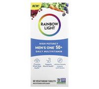 Rainbow Light, Men's One 50+ Daily Multivitamin, High Potency, 60 Vegetarian Tablets