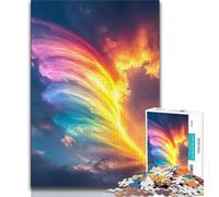 Rainbow Lightning JigsawPuzzle 1000 Pieces for Adults,Challenging To Complete But Fun And Humorous with Matching Poster And Trivia Sheet (50x75cm)