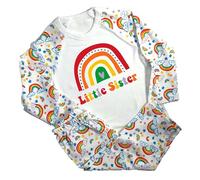 Rainbow Little Sister Pyjamas Set - Adorable New Baby Announcement, Perfect Idea
