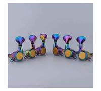 Rainbow Locking Tuners Electric Guitar Machine Heads Guitar Tuning Machine Accessories(3R3L)