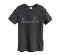 Rainbow Logo Muse T-Shirt Amplified Charcoal XS
