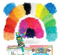Rainbow Loom: AutoLoom Refill Pack: Neon - DIY Bracelet Craft Kit, 11,000 Rubber Bands in 22 Vibrant Colors, 1 AutoLoom, Jewelry Activity Set, Kids 7+