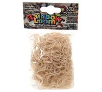 Rainbow Loom B0250 Glitter Bands - White Opal