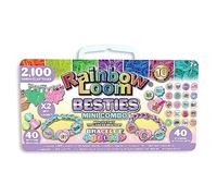 Rainbow Loom Bandai Loomi-Pals Besties Mini Combo Jewellery Maker Crafts | Friendship Bracelet Making Kit for Boys and Girls | Rubber Band Bracelet Kit | Loom Band Accessories with Charms