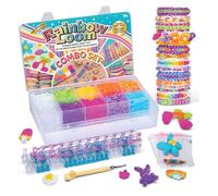 Rainbow Loom® Combo Set, Features 4000+ Colorful Rubber Bands, 2 Step-by-Step Bracelet Instructions, Organizer Case, Great Gift for Kids 7+ to Promote Fine Motor Skills