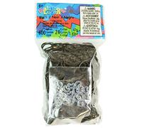 Rainbow Loom Twistz Bandz Latex Free Rubber Band Refill + C-Clips - Black