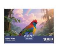 Rainbow Lorikeet 1000 Piece Puzzle Challenging Design For Puzzle Fans Brain Workout Bird Frame-Ready Art 38x26cm/1000pcs