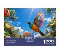 Rainbow Lorikeet 1000 Piece Puzzle Difficult Logic Challenge For Adults Focus Enhancer Evening Use Bird Collectible Quality 70x50cm/1000pcs
