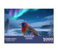 Rainbow Lorikeet 1000 Piece Puzzle Family Bonding Evening Game For Everyone Bird Wall Display Ready 38x26cm/1000pcs