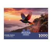 Rainbow Lorikeet 1000 Piece Puzzle Fun Challenge For All Ages Brain Exercise Bird Decorative And Giftable 38x26cm/1000pcs