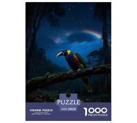 Rainbow Lorikeet 1000 Piece Puzzle Mind Challenge For Adults Quiet Evening Bird Gift-Worthy Artwork 38x26cm/1000pcs