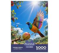 Rainbow Lorikeet 1000 Piece Puzzle Quiet Evening Activity For Adults Stress Relief Bird Artistic Decor 38x26cm/1000pcs