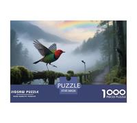 Rainbow Lorikeet 1000pc Puzzle Easy Level For Beginners Visual Skills Bird Great Birthday Gift 38x26cm/1000pcs