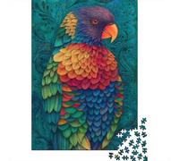 Rainbow Lorikeet Jigsaw Puzzles for Adults Animal Puzzles 1000 Pieces Impossible Puzzle for Adults Gifts 1000pcs (75x50cm)