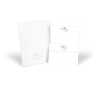 Rainbow Love Hearts Me Loovely Letter Writing Paper and Envelopes A5 Size Papers Gift Set with Hearts Design Stationery Supplies | Christmas Gifts(10 Letters and 10 Envelopes with Gift Envelope)