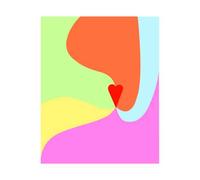 Rainbow Love Swirl Sweatshirt - White - M - White