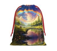 rainbow M Patterned Gift Bags - Add a touch of formality to weddings, Christmas, birthdays, and anniversaries - (S - L)