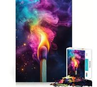 Rainbow Match 1000 Pieces Jigsaws Adults Puzzles Brain Workout Toy Soft Relax Image Assembly Lovely Present (50x75cm)