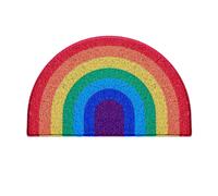 Oseasons Rainbow Medium Half Moon Doormat - Rainbow - Vinyl - 1