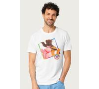 Rainbow Men's 1972 50 Years Bungle George & Zippy T-Shirt in White | Size: XL Rainbow White XL