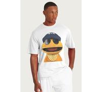 Rainbow Men's 1972 Zippy Wearing Bling T-Shirt in White | Size: Medium Rainbow White M