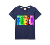 Rainbow Merch Boys Short Sleeve Girls Tee Kids 100% Cotton Printed T-Shirt (Royal Blue,11-12 Years,11 Years,12 Years)