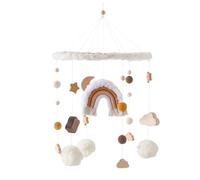 Rainbow Mobile Crib Toy for Newborns Gift Birthday Shower Gifts Wind Chimes Hanging Pendants Toy Baby Mobile for Crib