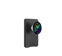 Rainbow Moon Cycle Aries Zodiac PopSockets PopWallet for MagSafe