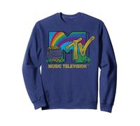 RAINBOW MTV LOGO W/POT OF GOLD & CLOVERS ST. PATRICK'S DAY Sweatshirt
