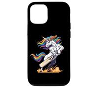 Rainbow Muscular Unicorn Cricket Power Hero Case for iPhone 12/12 Pro